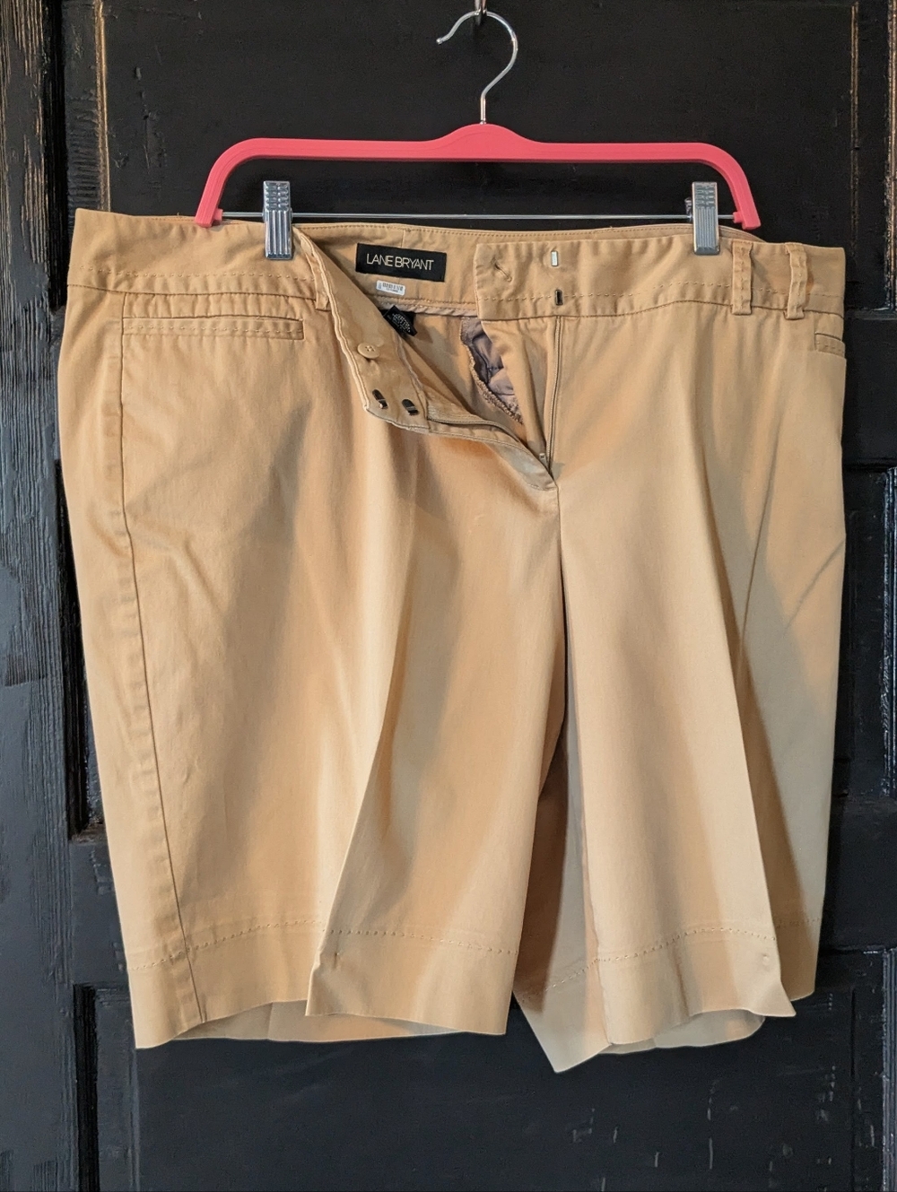 Lane Bryant Tan  Chino Bermuda Shorts